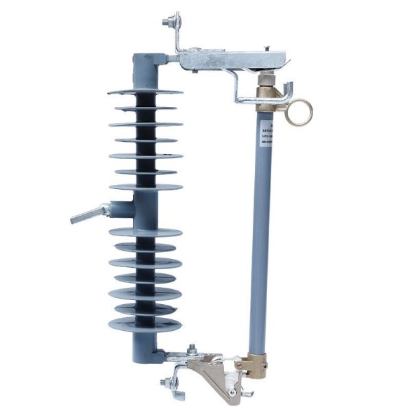 10A To 200A Current Rating High Voltage Drop Out Fuse Pole Mounted Copper Or Silver Fuselink Material Electrical Protection Device