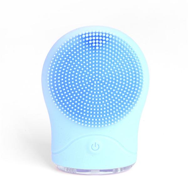 Customize Electric Silicone Facial Cleansing Brush Face Vibrating Massager Deep Cleaning Brush