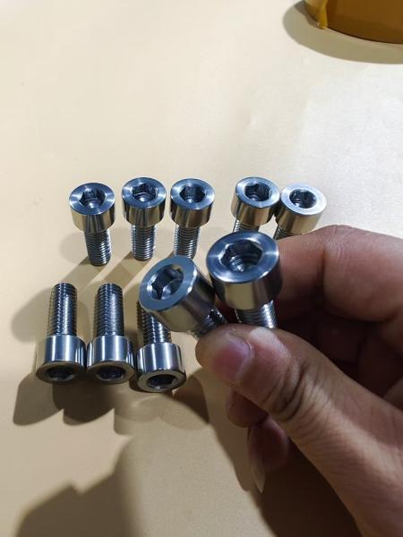 Todos os parafusos Zr705/Zr702 do parafuso do zircônio do tamanho para o gás do automóvel e de óleo industrial