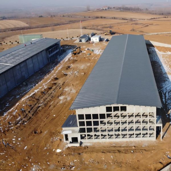 Customizable Dimensions High Strength Steel Frame Fast Installation Prefabricated Steel Structure Poultry House for Broiler Farming