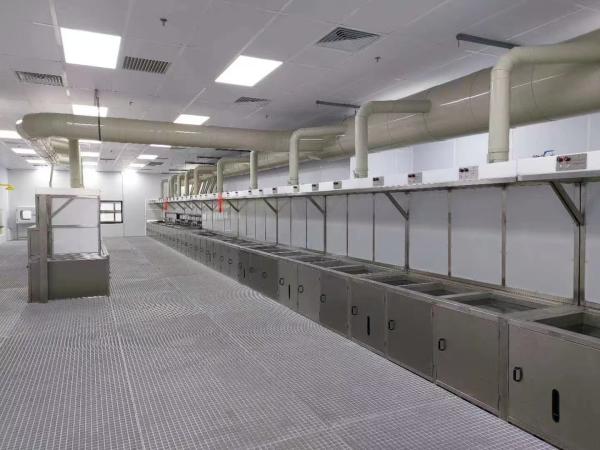 250KW Semiconductor Cleaning Machine 40KHZ - 80KHZ Ultrasonic Cleaning Line