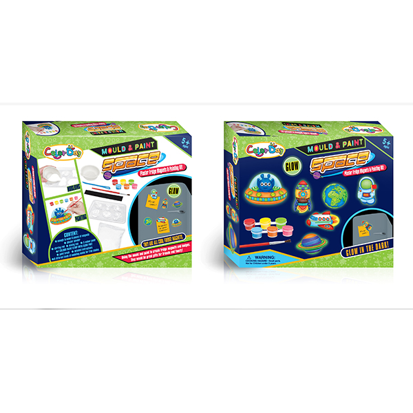 Educational 12 Pcs Plaster Beauty Set Arts And Crafts Toys DIY Coloring Age 5