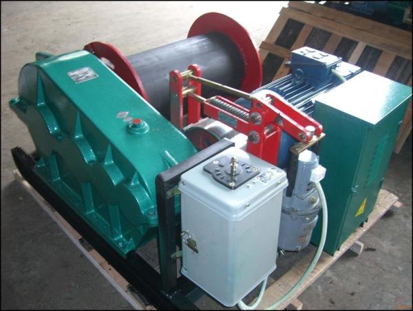 Vertical Lifting Industrial Electric Winch , 1000kg High Speed Electric Winch