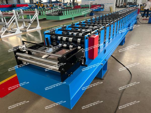 No Nails Roof Panel Roll Forming Machine Making Slef Locking Warehouse Roof