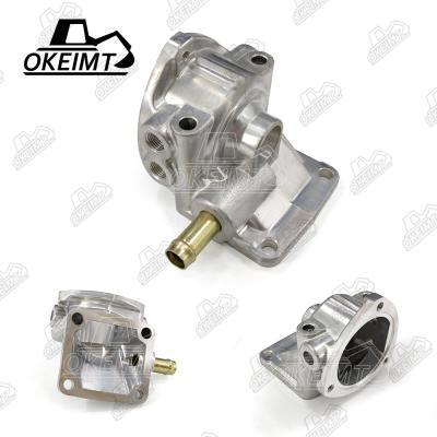 Standard Size Thermostat Housing Cover Lower Seat 6D16 With Pipe Engine Engine Parts