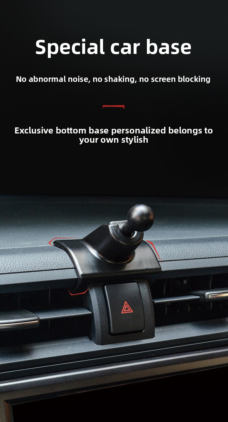 For Universal ABS Car Navigation Holder with Air Vent Gravity Phone Mount Accessory for Lexus Vehicles