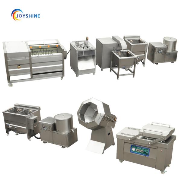 50 kg/h Linha de produção de batatas fritas semiautomática Máquina para fazer batatas fritas