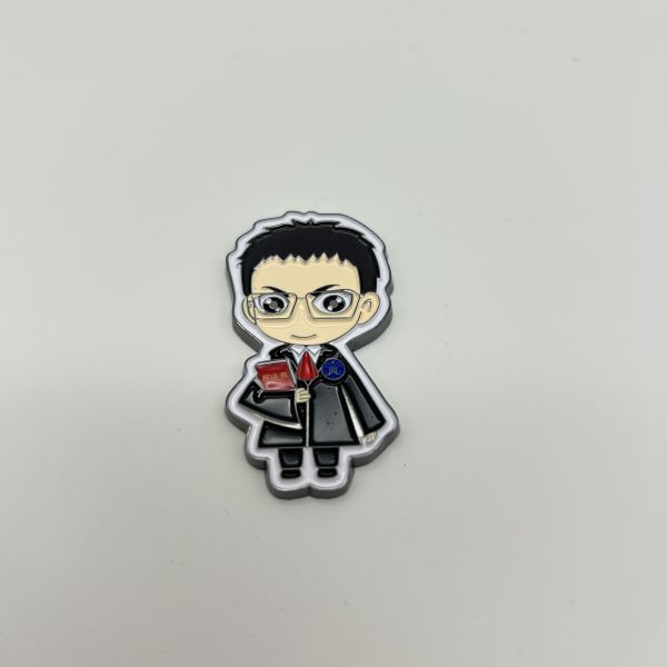 Cute Ice Green Enamel Pin, Zinc Alloy Soft Enamel Smart Lapel Pin