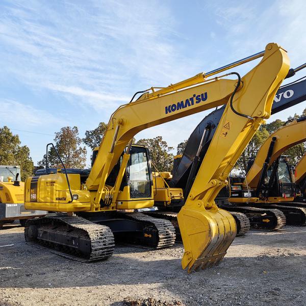 Engenharia de Construção Usada Excavadora Komatsu Pc160-7