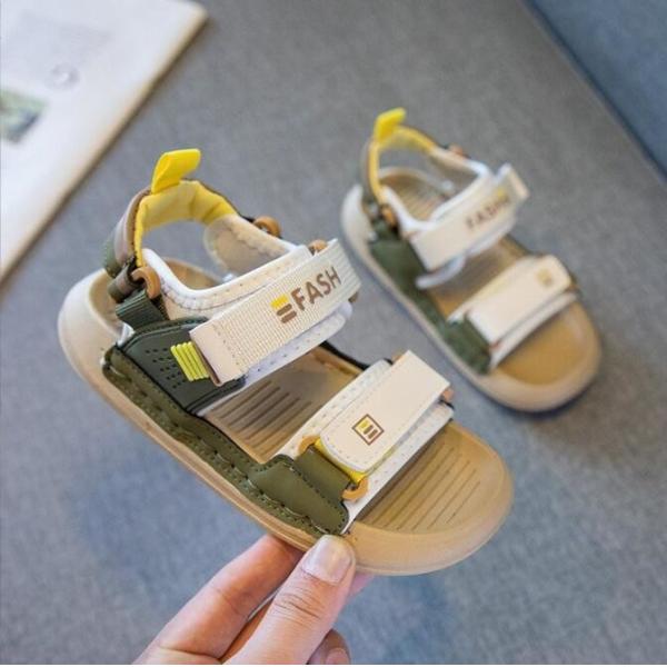 Boys Sandals Summer Beach Soft Sole Sandals Trendy Anti Slip And Wear Resistant Sandals