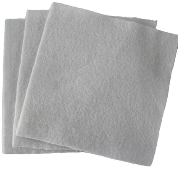 PP PET Nonwoven Needle Punched Short Fiber Polypropylene Geotextile For Road Covering
