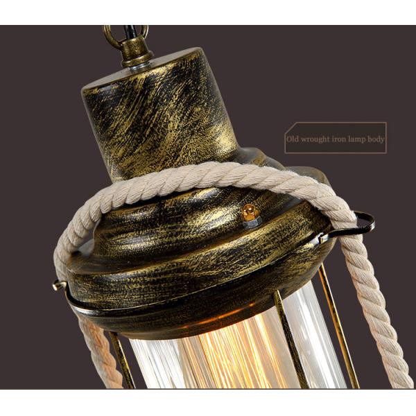 American Chandelier Loft Retro Industrial Cafe Bar Restaurant Bar Lighting Clothing Store Wooden chandelier(WH-VP-230)