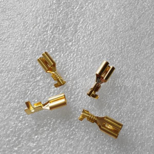 6.3 male and female terminal plug spring / connector / cold terminal copper / hard sheath thickening line