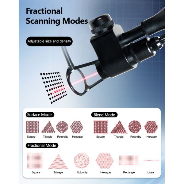 Pulse Stacking Technology 4 Working Heads Anti Aging 10600nm Fracational Co2 Laser Machine