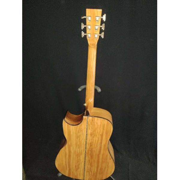 AAAA custom guitar all solid imported Olive wood Ryans style guitar customize handmade acoustic guitar