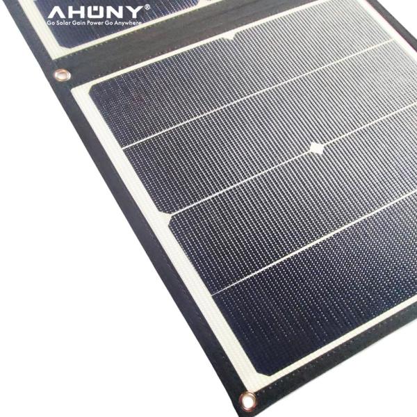 100w Portable Solar Panel 25.8% High Efficiency ETFE Foldable Solar Panel For Outdoor Camping RV Emergency Power Supply Power Station