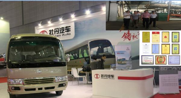 JMC 30 Passenger Star Coach Bus Diesel Luxury Utility Vehicle With Video Player