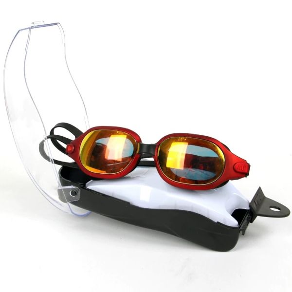 82g Light Weight Square Swimming Goggles Clear Vision Adult Water Goggles