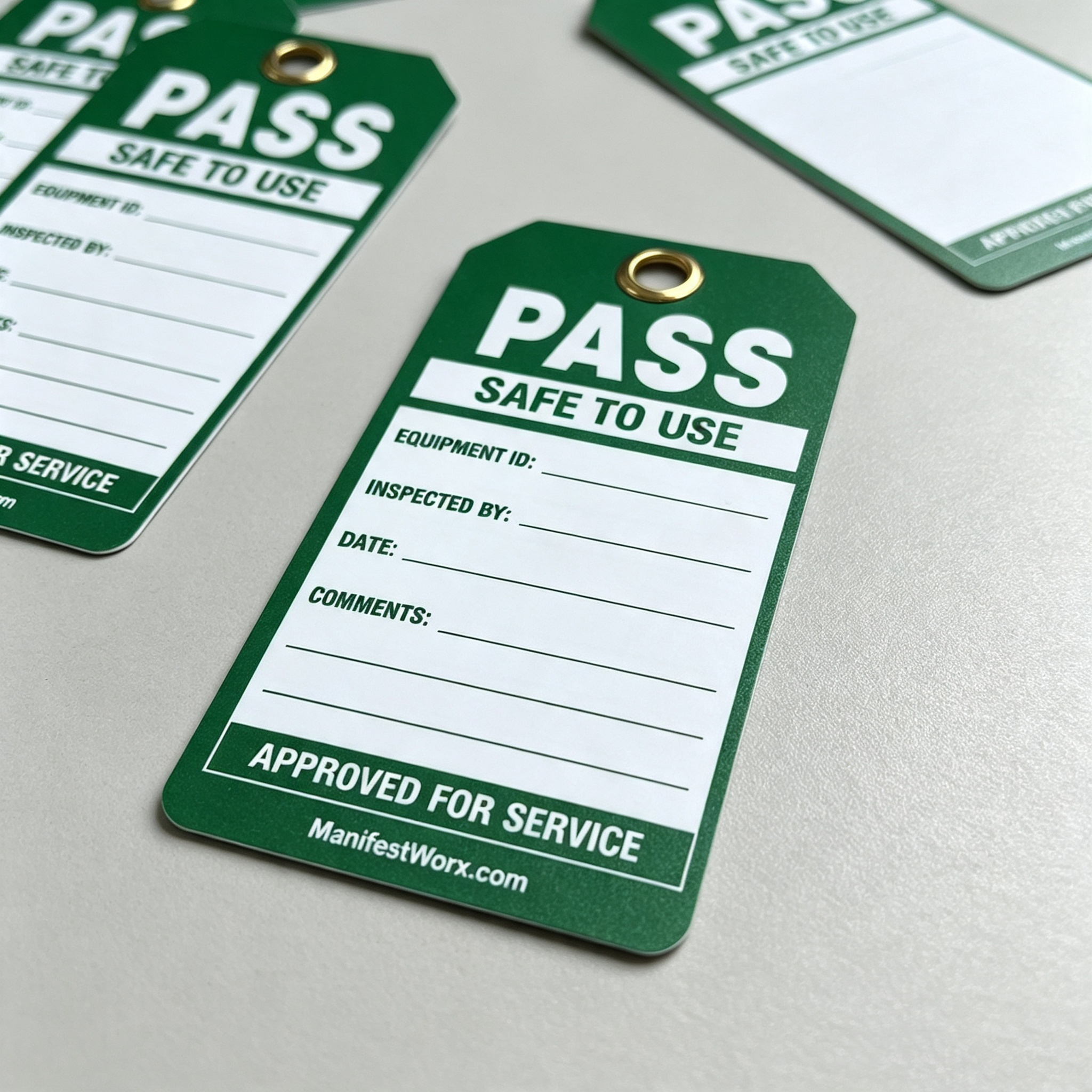 Customizable Water-Proof Tear Resistant PVC Safety Warning Tag Plastic Safety Tag Lockout Danger Sign