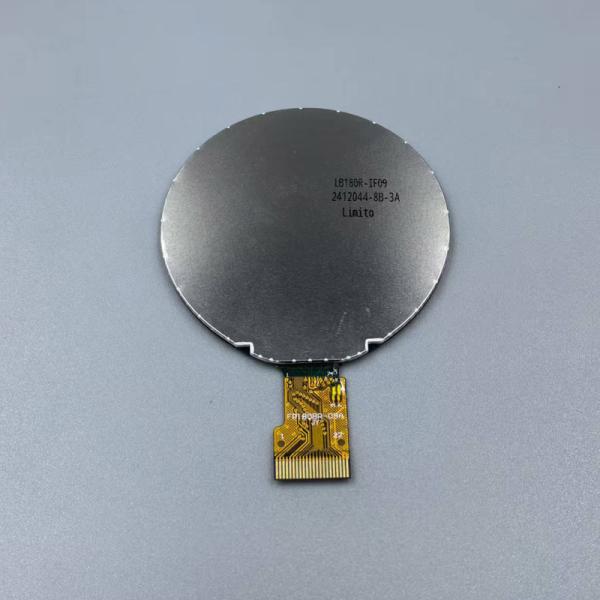 1.8 Inch Round IPS Display Circle Lcd Display 360*360 Driver IC JD9855A 16PIN QSPI Interface
