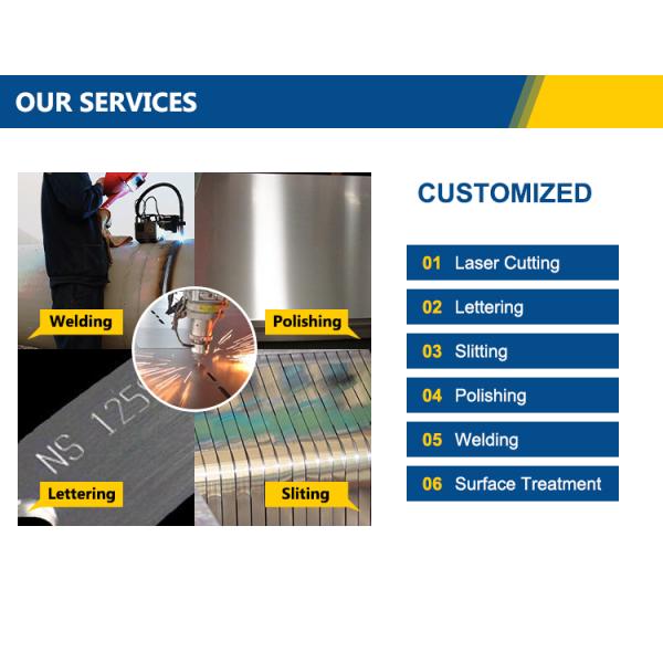 Tubo de acero inoxidable laminado en frío ASTM A240 A554 Inspección de alta calidad