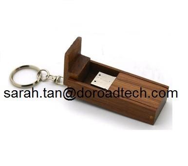 Wooden Foldable USB Flash Drives, 100% Real Capacity USB Memory Sticks
