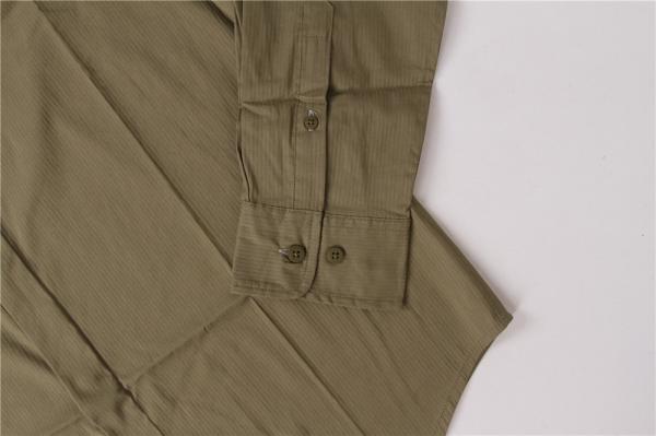 Solid Color Business Men'S Casual Stretch Shirts 59% Cotton 35% Nylon
