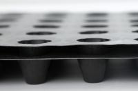 Panneau de membrane de drainage embrévé par HDPE pour des voies de chemin de fer