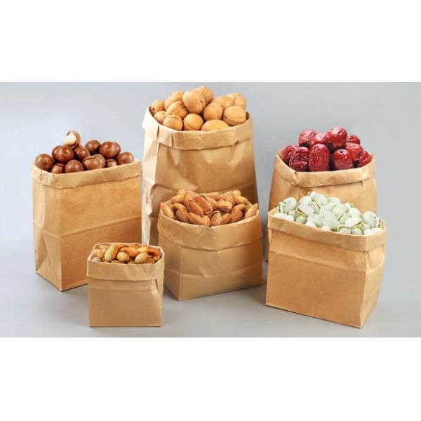 el empaquetado de la panadería de Kraft de la categoría alimenticia empaqueta bolsos del bocado