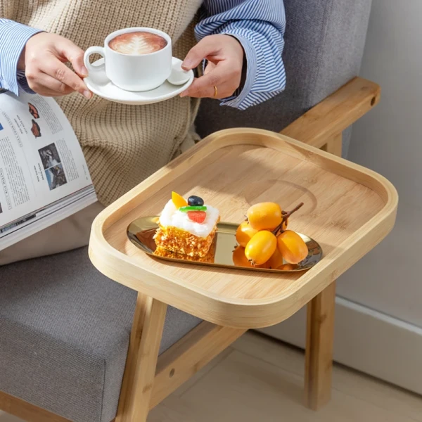 Bedroom Bedside Storage Rack Punch-free Projector Sofa Bathtub Side Tray Partition