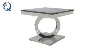 Marble OEM Stainless Steel Side Tables Square 60x60 Mirror Side Tables