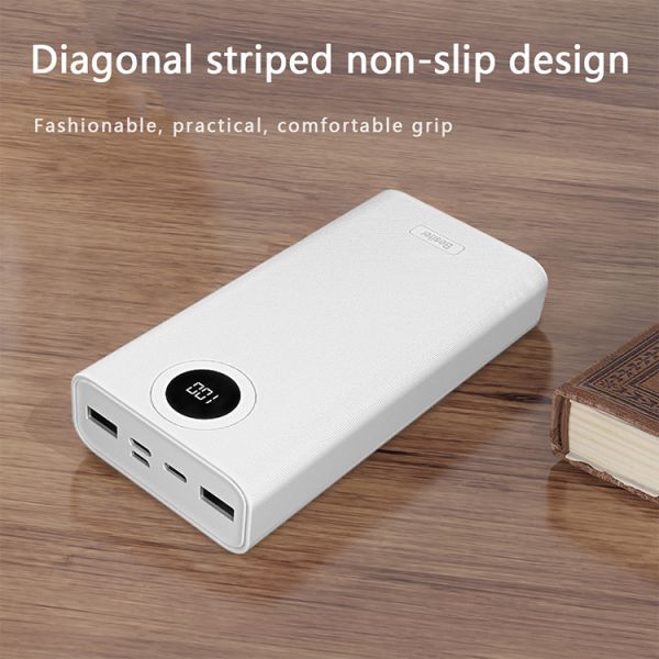 LCD Dual USB Portable Phone Charger 20000mah Mini External Battery