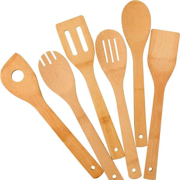 350 Mm Bamboo Shovel Utensils Set Practiced Tool For Kitchen Restaurants Hotel Food Cooking