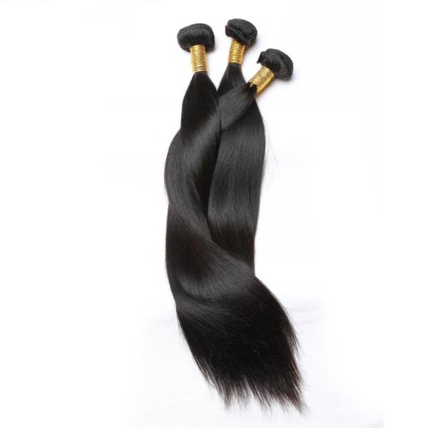 High Grade Virgin Human Hair Bundles Extensions , Silky Smooth Straight Hair 12-30 Inch