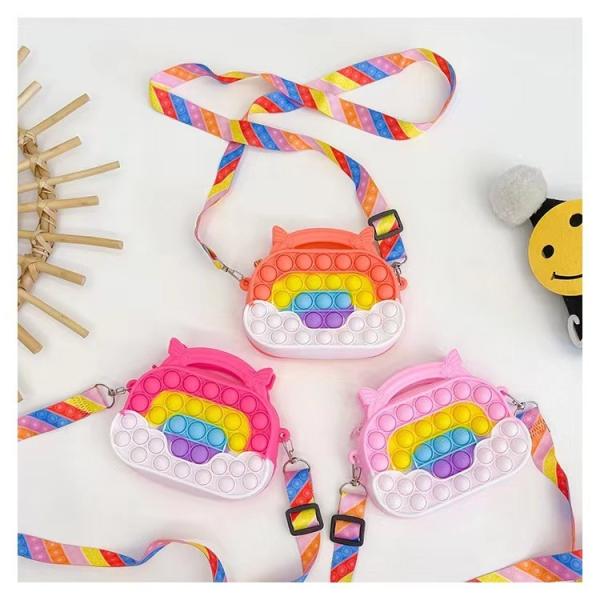 Легкая милая силиконовая сумка для макияжа сумка карандаш для детей школьные принадлежности для офиса кроссбоди плечевая сумочка