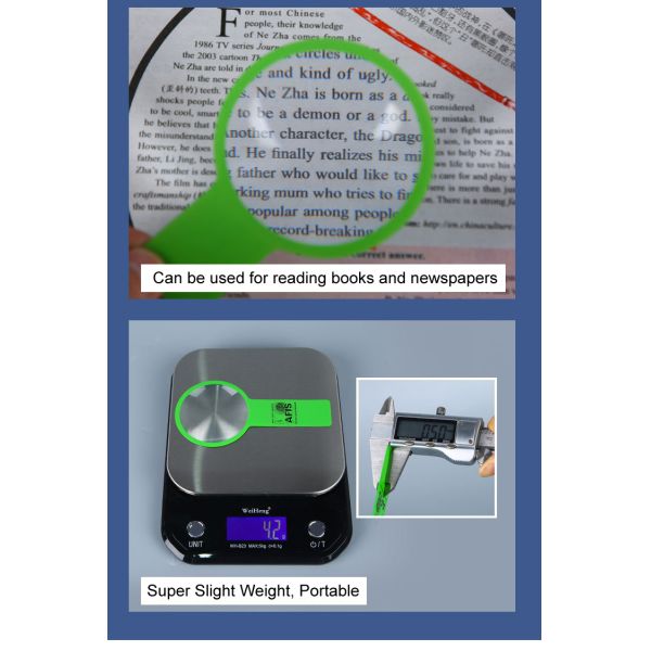 Custom Card Magnifier BookmarkMagnifier Fresnel Lens 3X Card Magnifying Sheet for Reading