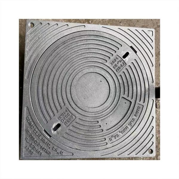 EN124 D400 φ500 Metal Manhole Cover Municipal Construction