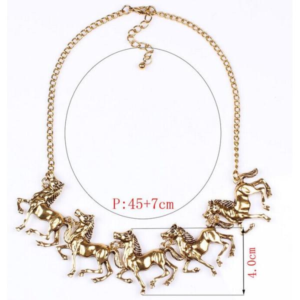exaggerated necklace jewelry clothing accessories wholesale pony full steam ahead