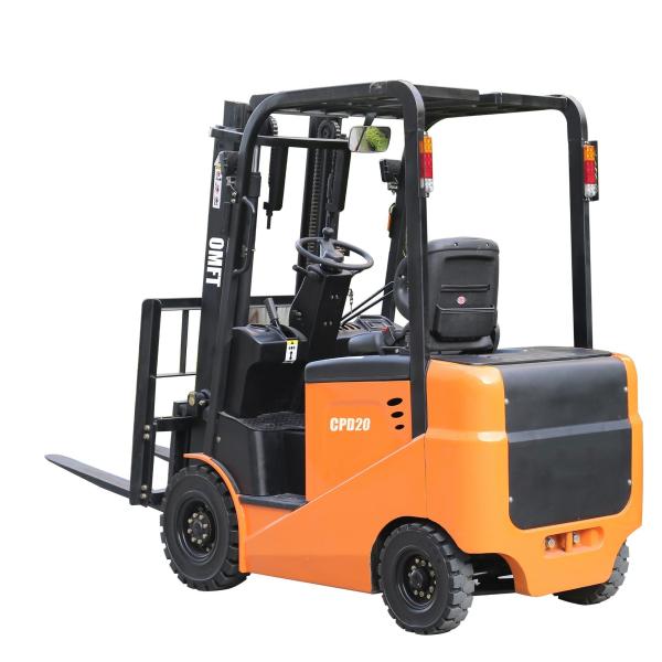Tyre Pneumatic or Solid 2ton 2000kg CPD20 Electric Forklift with 3.5m 3500mm Duplex Mast