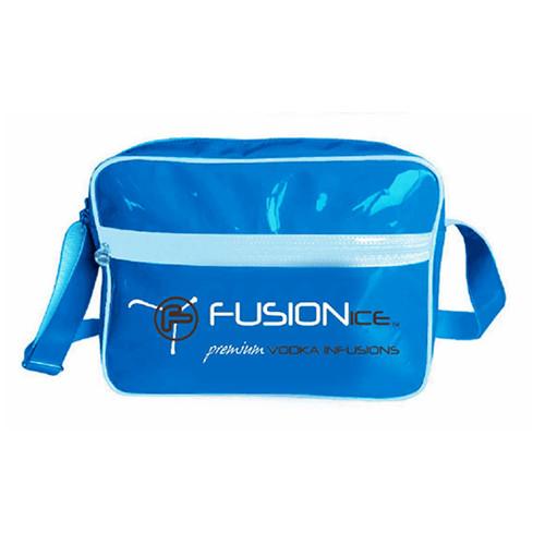Durable Custom Messenger Bags , Yellow PVC Shoulder Sling Bag with Cardboard Bottom