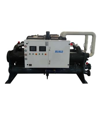 ISO Water Cooled Screw Chiller 1100HP 1100KW/Hr 189.2m3/H Circulation Flow Dual Circuit