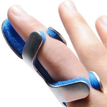 CE/ISO certification finger brace S M L size mallet finger splint with soft foam