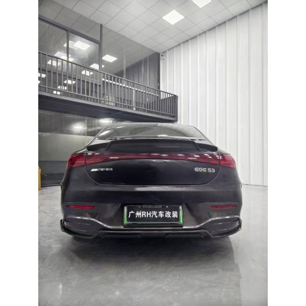 For Mercedes EQE Carbon Fiber Body Kit EQE Upgrade BS Style Carbon Fiber Front Lip Diffuser Spoiler Body Kit