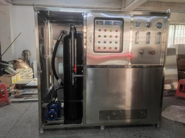 Varying Capacity Reverse Osmosis Desalination System With Pressure Pump