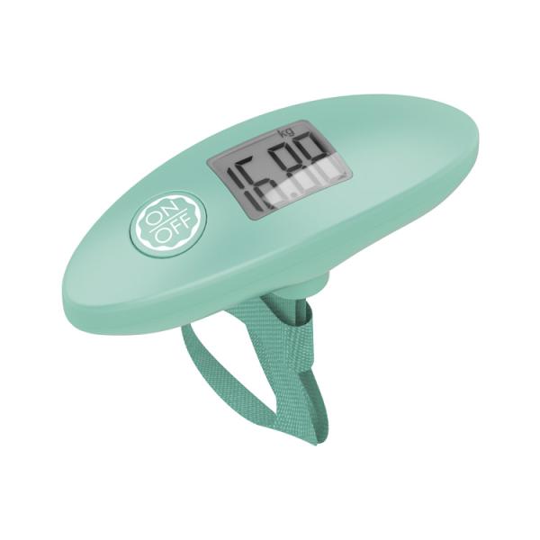 Conveniently-Sized and Easy-to- Mini Digital Scale for Luggage With Strap Button Battery Included