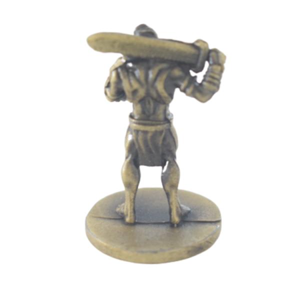 In Stock Bronze Plated Zinc Alloy Metal Statues Metal Figurines For Board Game