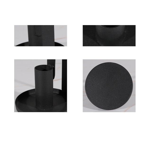 Wholesale Metallic Candle Holder Simple Luxury Candle Light Stand Exquisite Shape Wedding Candlesticks