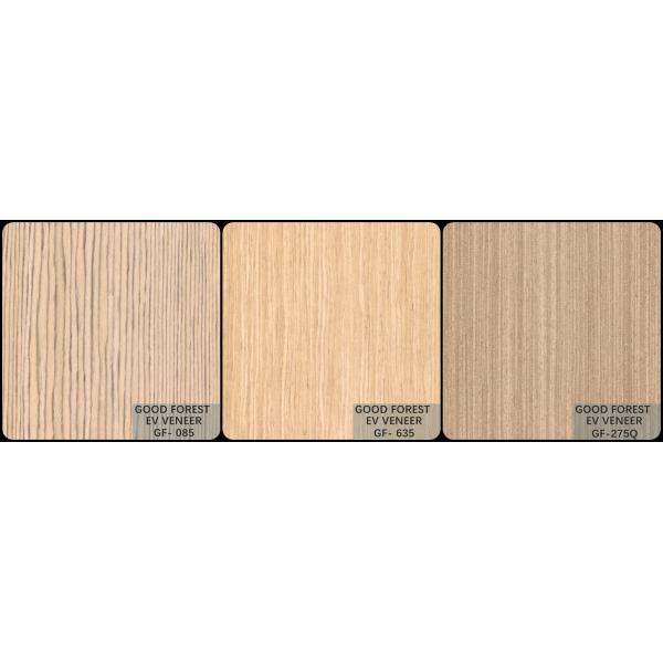 Проектированный деревянный цвет прямого зерна дуба облицовки облицовки EV естественный