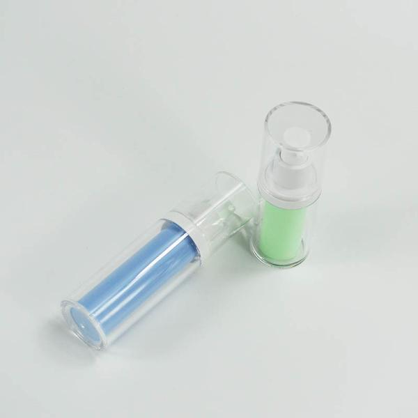 Silk-screen Printing 15ml 30ml Round Acrylic Airless Bottle Perfect for Skin Care Cream