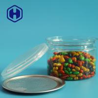 Boîtes ouvertes faciles de Cat Dog Treat Biscuits Plastic avec l'aliment pour animaux familiers autour de la taille de 250ml 60mm